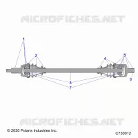 ANTRIEB, HALF SHAFT, FRONT
