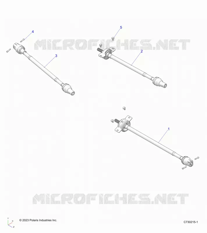 ANTRIEB, FRONT, MID, REAR PROP SHAFT