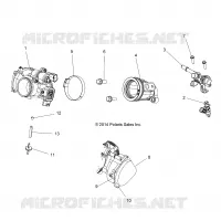 ENGINE, DROSSELKLAPPENGEHÃ„USE AND FUEL RAIL