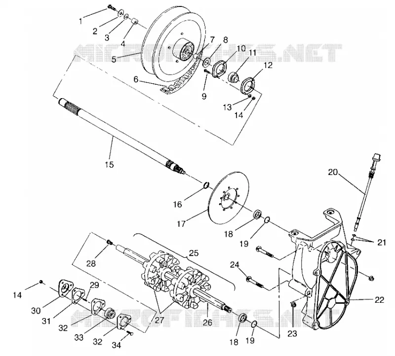 ANTRIEB LITE GT 0963133 and EUROPEAN LITE GT E963133 (4933083308B006)