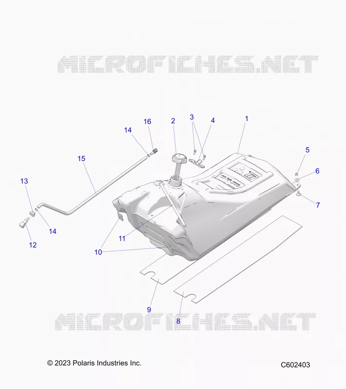 KRAFTSTOFFSYSTEM, FUEL TANK ASM.