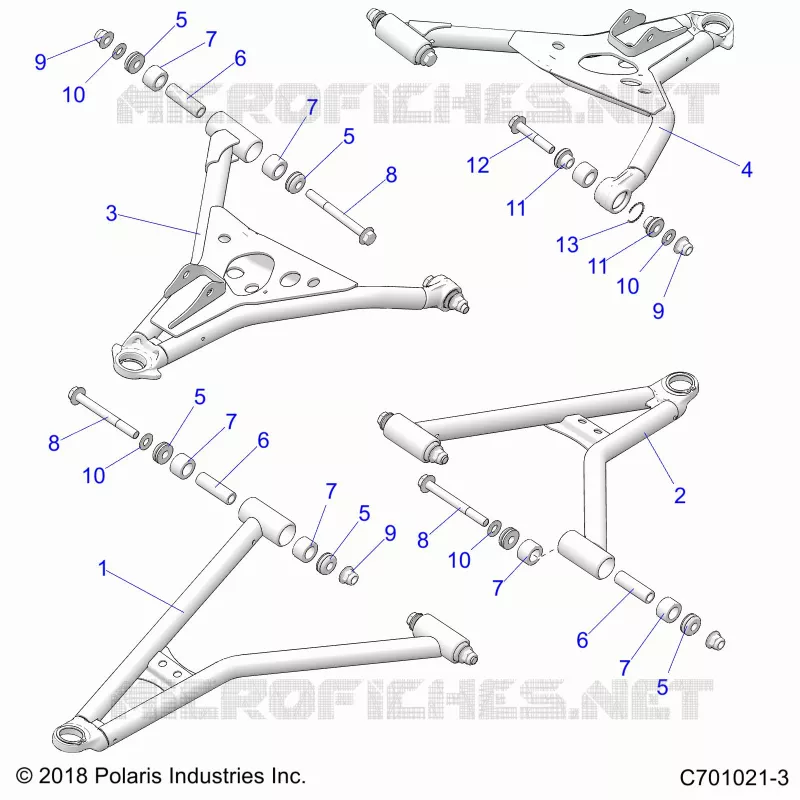 FRONT SUSPENSION CONTROL ARMS