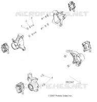 BREMSE, CALIPER MOUNTING