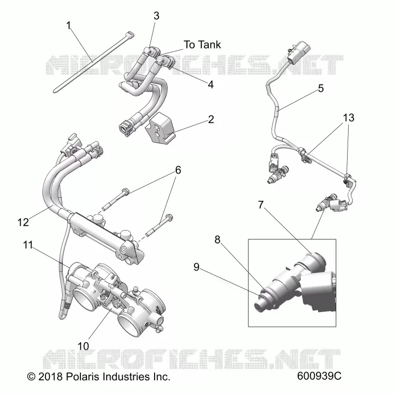 KRAFTSTOFFSYSTEM, RAIL, LINES AND THROTTLE BODY