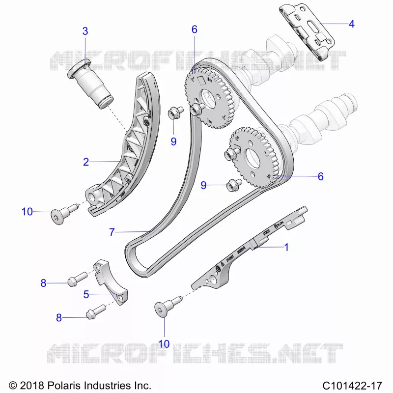 CAM CHAIN AND SPROCKET