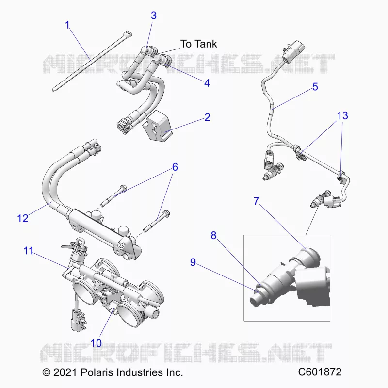 KRAFTSTOFFSYSTEM, RAIL, LINES AND THROTTLE BODY
