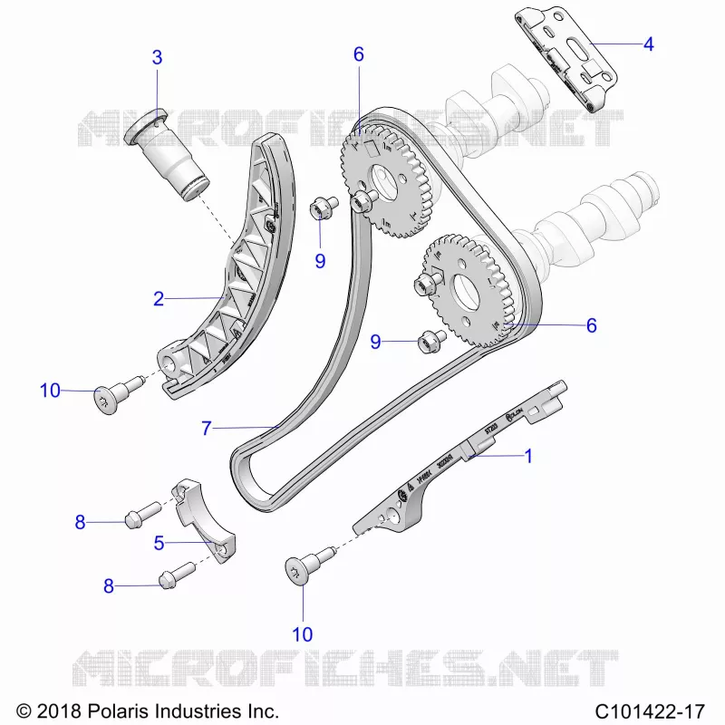 CAM CHAIN AND SPROCKET