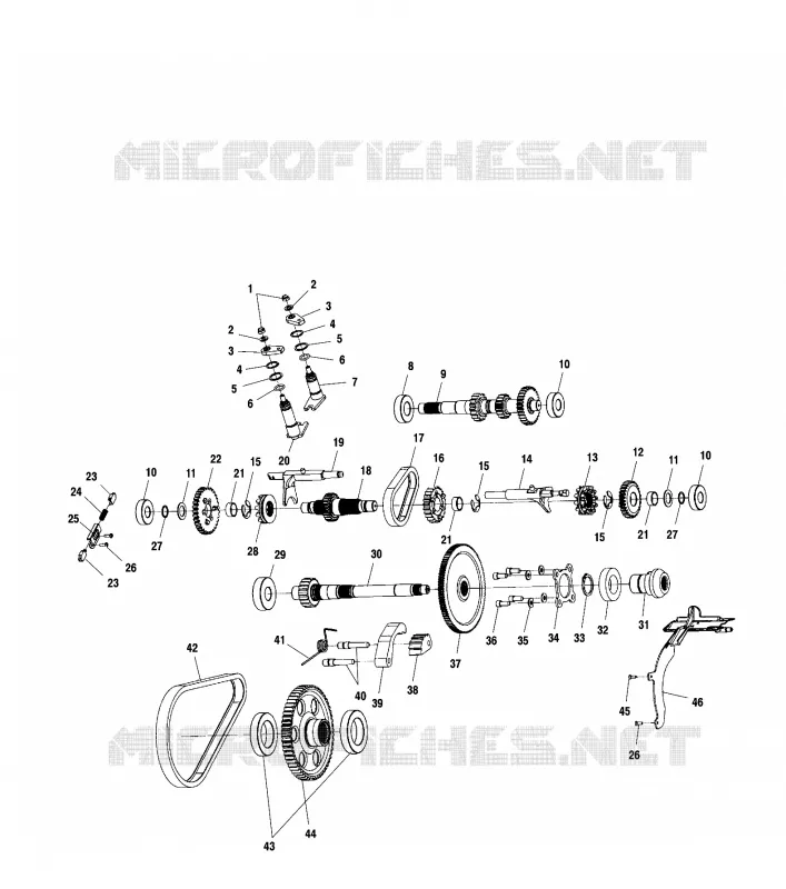 GETRIEBEGEHÄUSE (INTERNAL COMPONENTS)