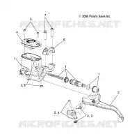 VORDERBREMSE BRAKE LEVER AND MASTER CYLINDER