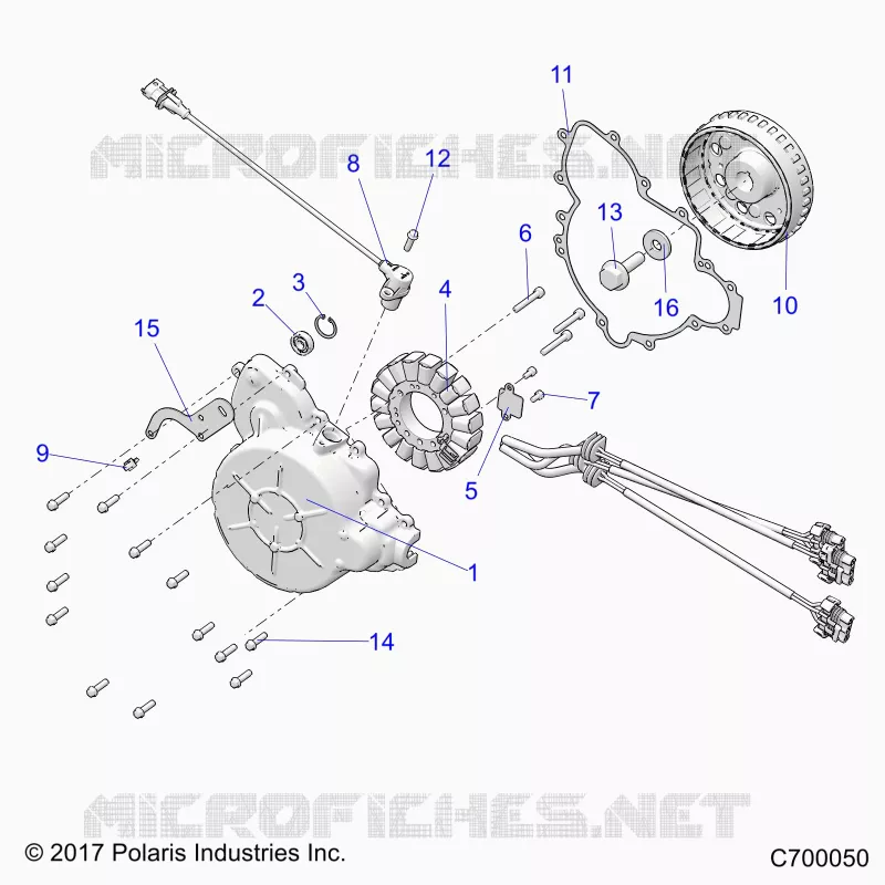ENGINE, STATOR AND FLYRAD