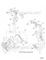 DRIVE TRAIN, CLUTCH COVER AND DUCTING