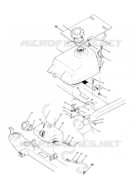 TANK ASSEMBLY 250 2X4 / W927527 (4922862286009A)