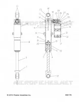 HINTER TRACK SHOCK, HI LO ADJ.