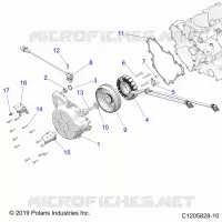 ENGINE, STATOR AND SCHWUNGRAD
