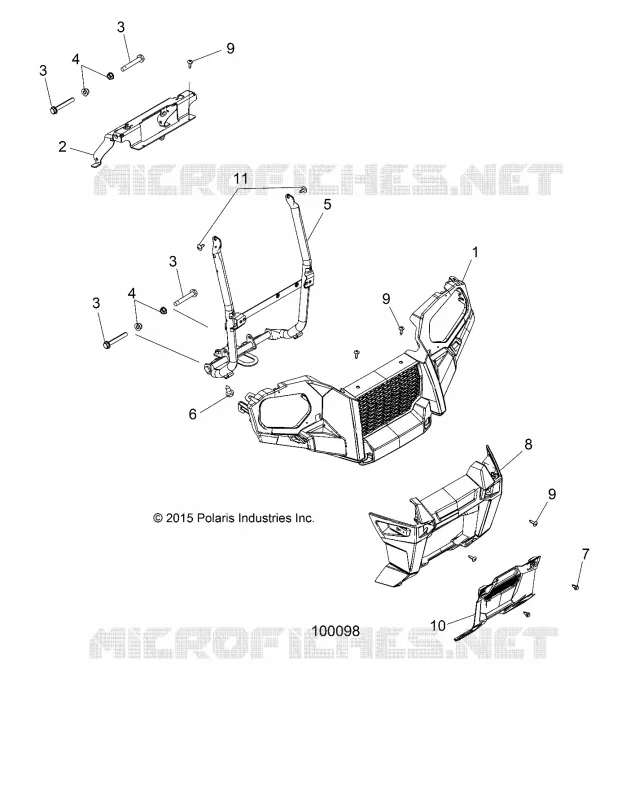 FRONTSTOSSSTANGE and MOUNTING
