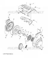 MOTOR, GEBLÄSEGEHÄUSE   RÜCKZUG ANLASSER