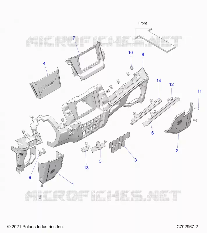 INSTRUMENTENTAFEL LOWER