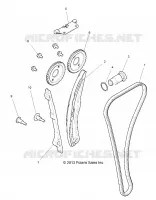 CAM CHAIN AND TENSIONER