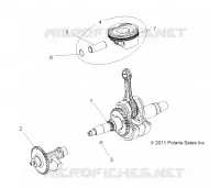 MOTOR, KURBELWELLE, PISTON AND BALANCE SHAFT
