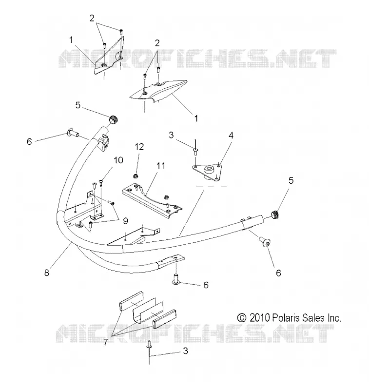 FRONTSTOSSSTANGE MOUNTING