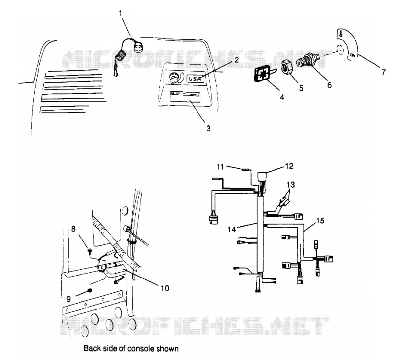 IGNITION   KABELSTRANG 500 EFI SKS 0962574, 500 EFI RMK 0962974, and EUR (4931983198A014)