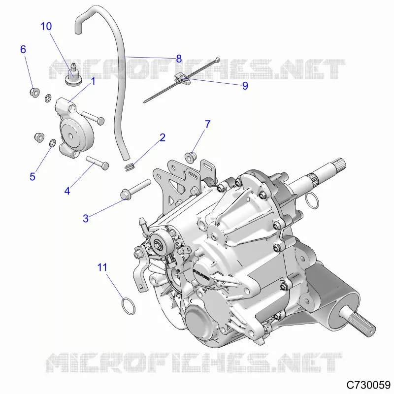 ANTRIEB, MAIN GEARCASE MOUNTING