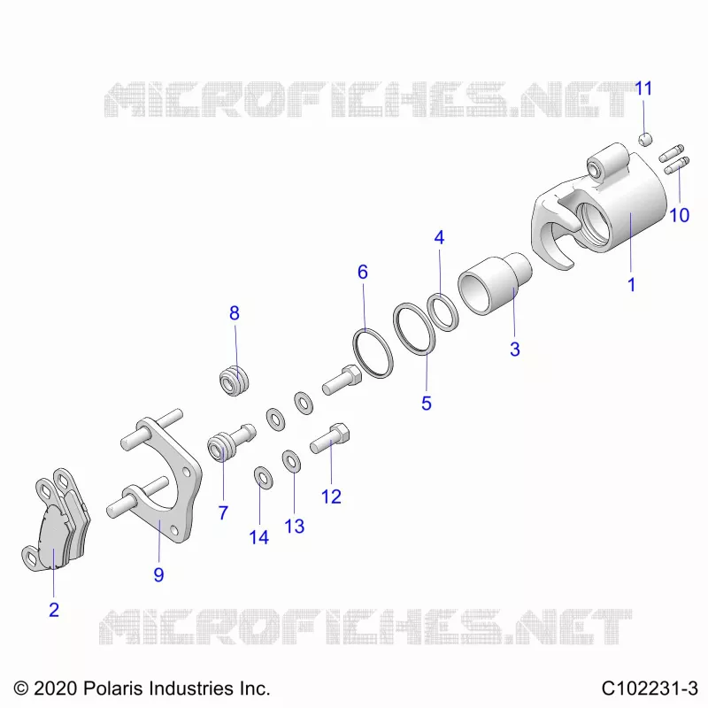 BRAKES, BRAKE BREMSZANGE HINTEN