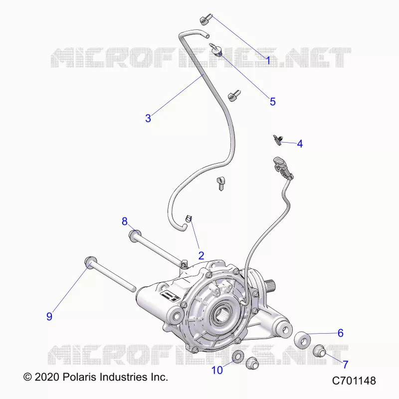 ANTRIEB, FRONT GEARCASE MOUNTING