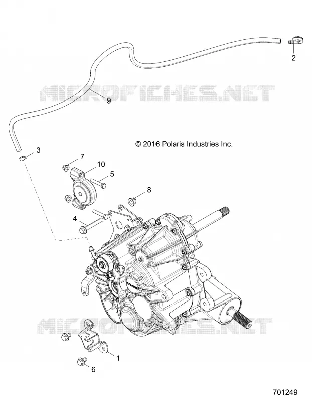 ANTRIEB, MAIN GEARCASE MOUNTING- Z18VHA57B2 (701249)
