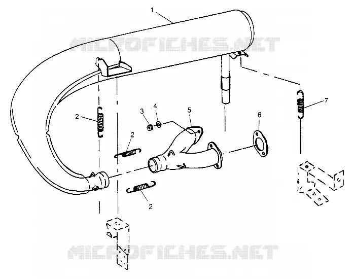 ABGASSYSTEM 500 CARB 0952764 (4929192919C002)
