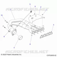 ENGINE, ABGASSYSTEM, HEADPIPE