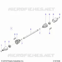 ANTRIEB, DRIVE SHAFT, FRONT
