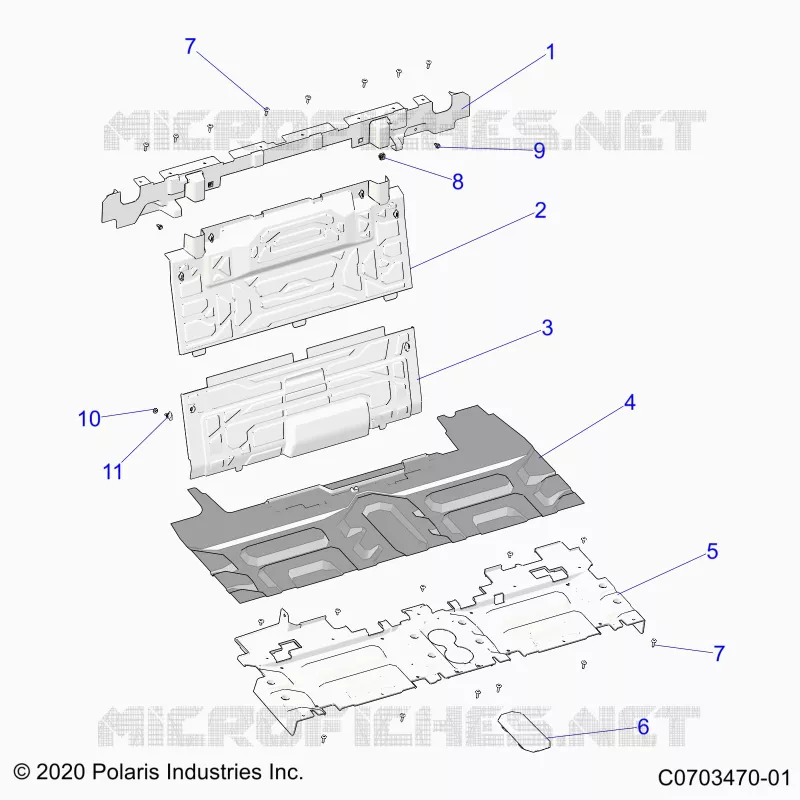 KAROSSERIE HINTEN CLOSEOFF, CENTER PANELS