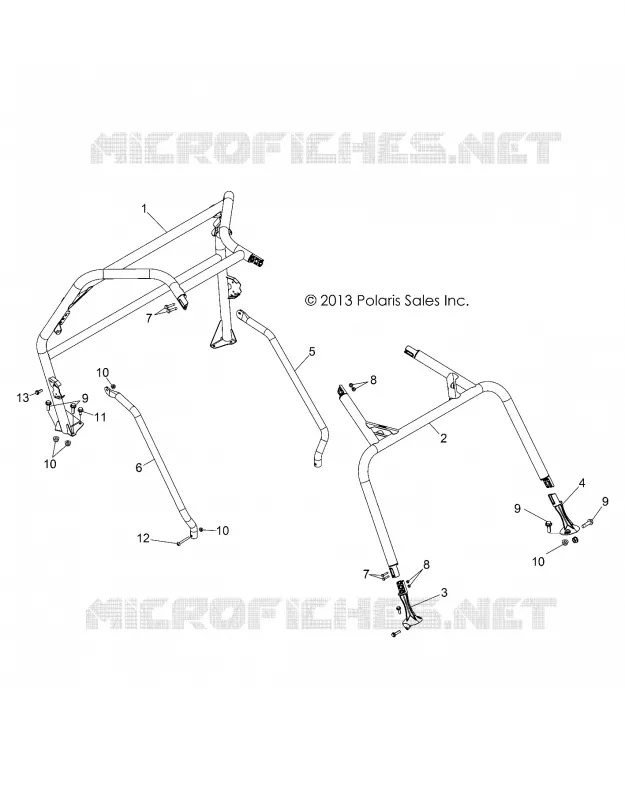 CHASSIS, CAB RAHMEN AND SIDE BARS