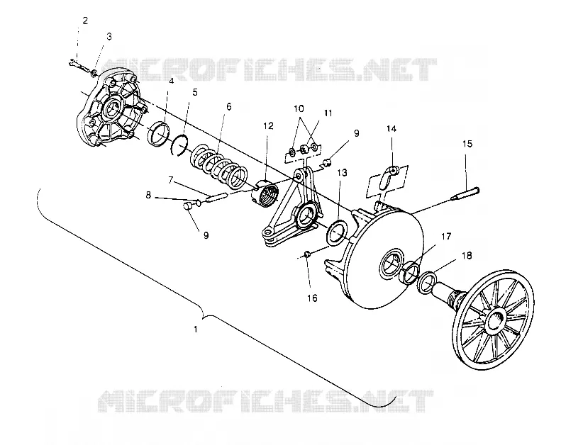 Antriebskupplung ASSEMBLY 440 0952760, 440 SKS 0952560,  and EUROPEAN 440 SKS E (4929032903C001)