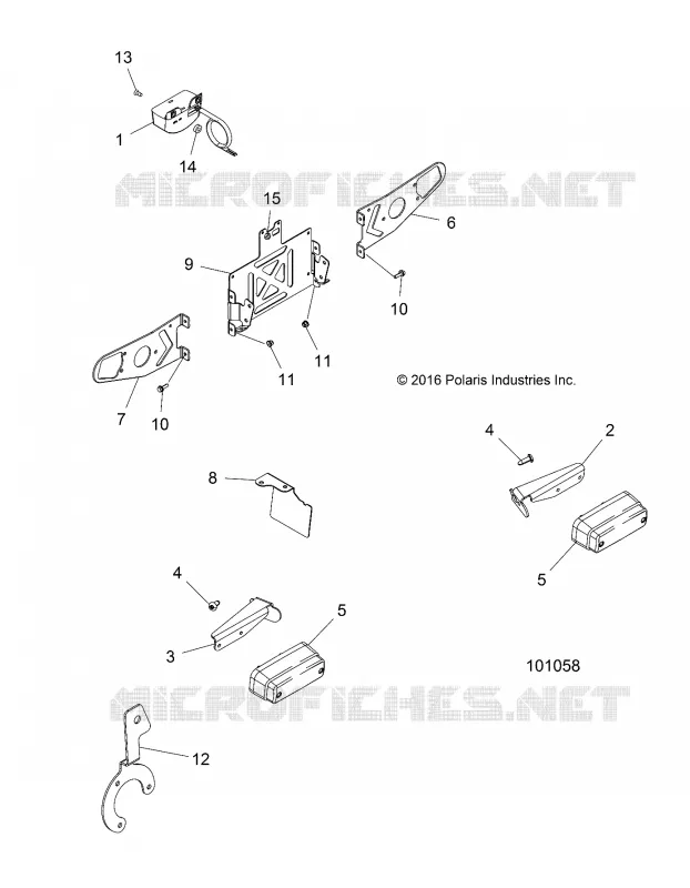 ELEKTRIC, TURN SIGNALS AND LICENSE PLATE