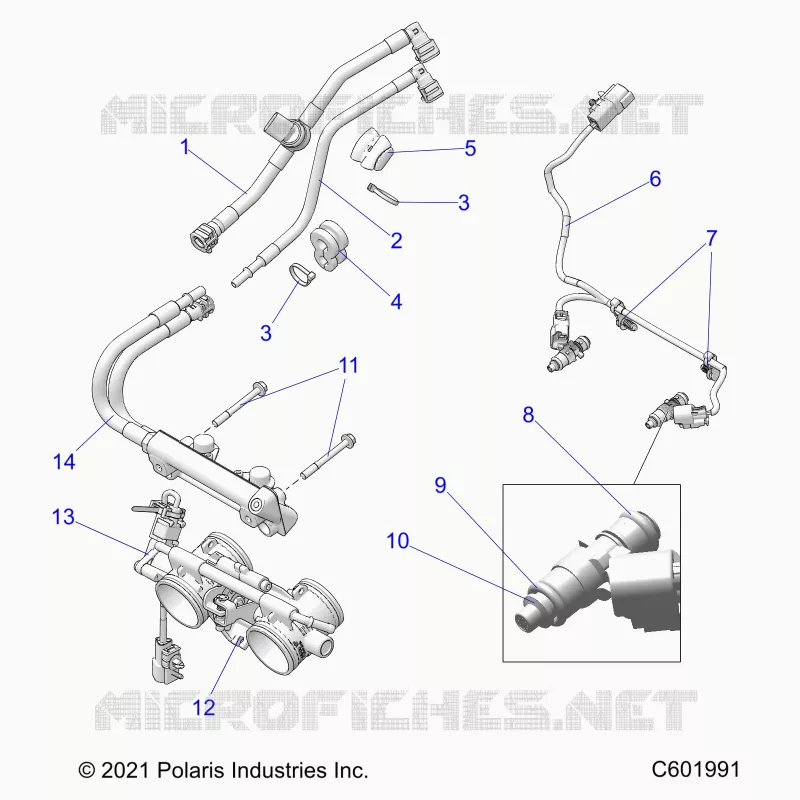 KRAFTSTOFFSYSTEM, RAIL, LINES AND THROTTLE BODY