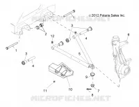 SUSPENSION, A-ARM AND STREBE MOUNTING