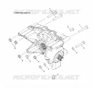 GETRIEBEGEHÄUSE, MOUNTING, REAR