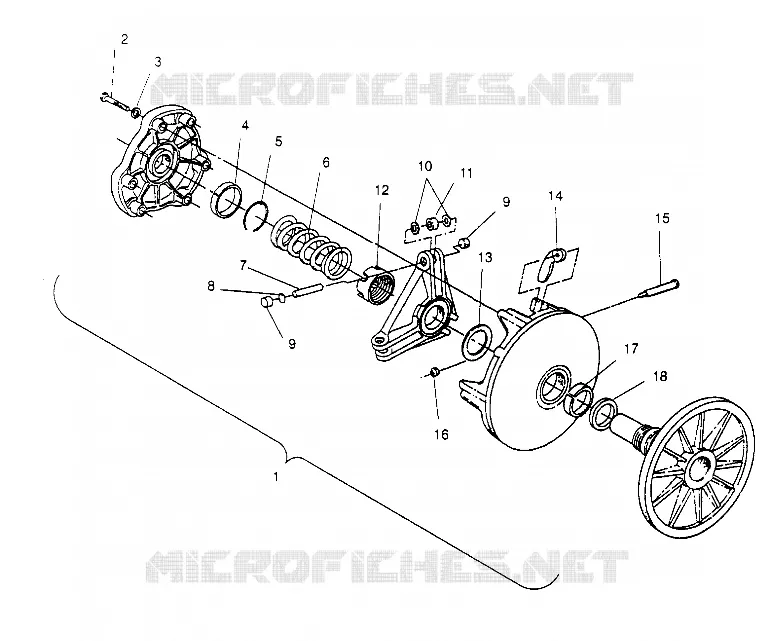 Antriebskupplung ASSEMBLY XLT 0950756, XLT SKS 0950556,  XLT SKS EURO E950556   (4928842884C003)