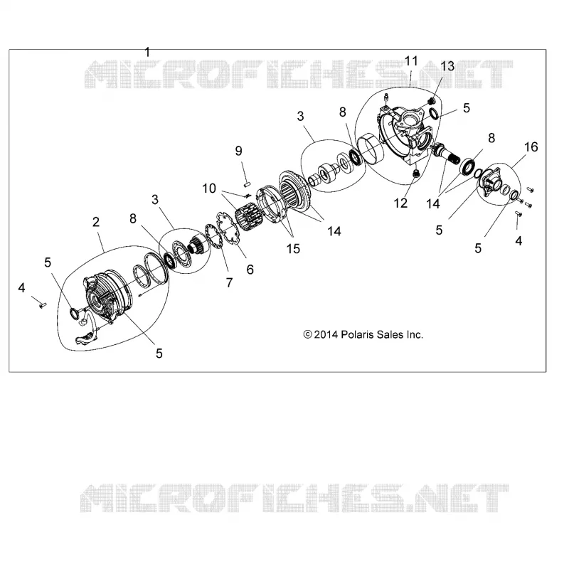 ANTRIEB, FRONT GEARCASE INTERNALS
