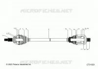 ANTRIEB, FRONT HALF SHAFT