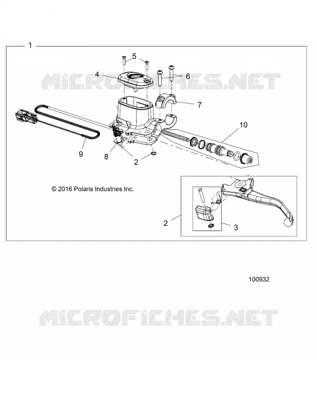 BRAKES, FRONT BRAKE LEVER AND MASTER CYLINDER (FROM 1/1/2019)