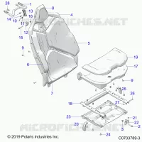 SITZ ASM. REAR, PREMIUM/DELUXE