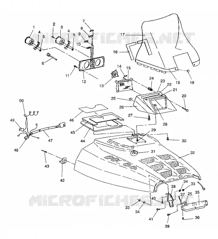 HAUBE ASSEMBLY WIDETRAK / 0932064 (4922982298005A)