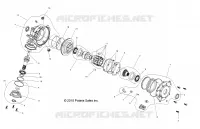 ANTRIEB, FRONT GETRIEBEGEHÄUSE INTERNALS (Built 9/28/10 and After)