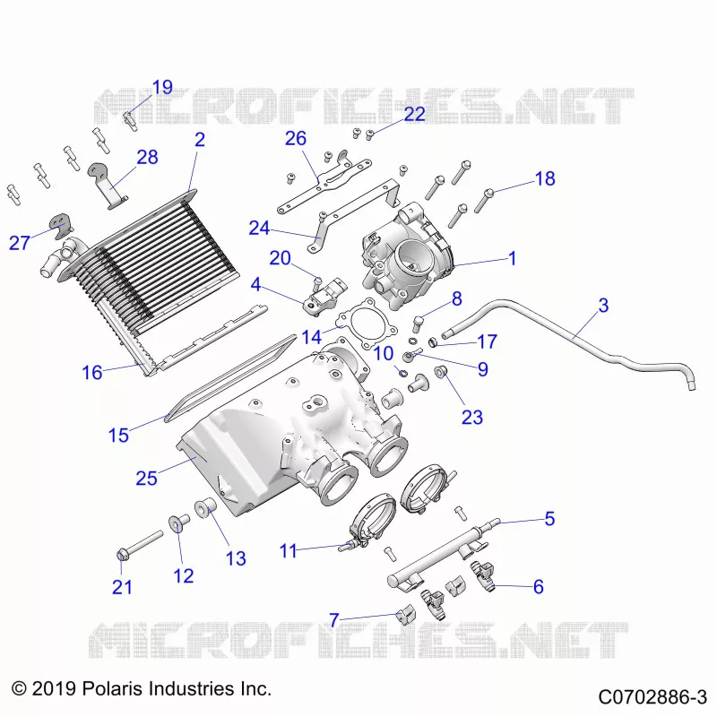 ENGINE, LUFTEINLASS MANIFOLD