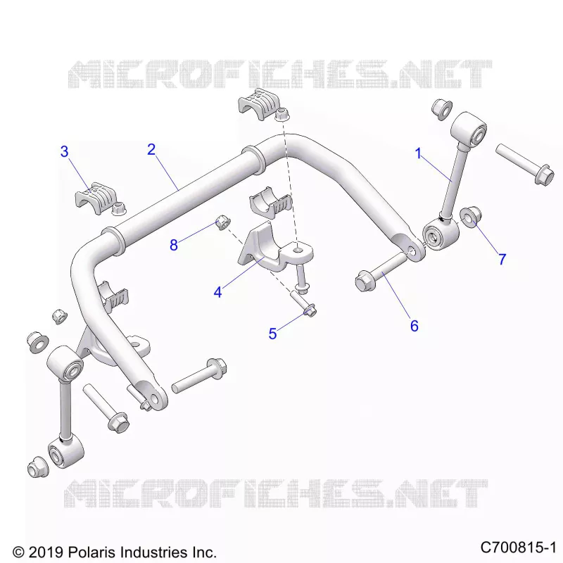 SUSPENSION, FRONT STABILISATORSTANGE- G21GMH99AL/BL (C700815-1)