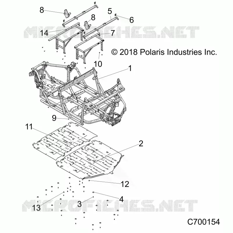 CHASSIS, MAIN FRAME AND SKID PLATES