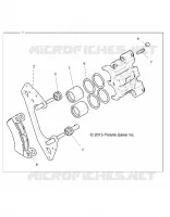 VORDERBREMSE CALIPER, EURO (TO 11/5/2015)